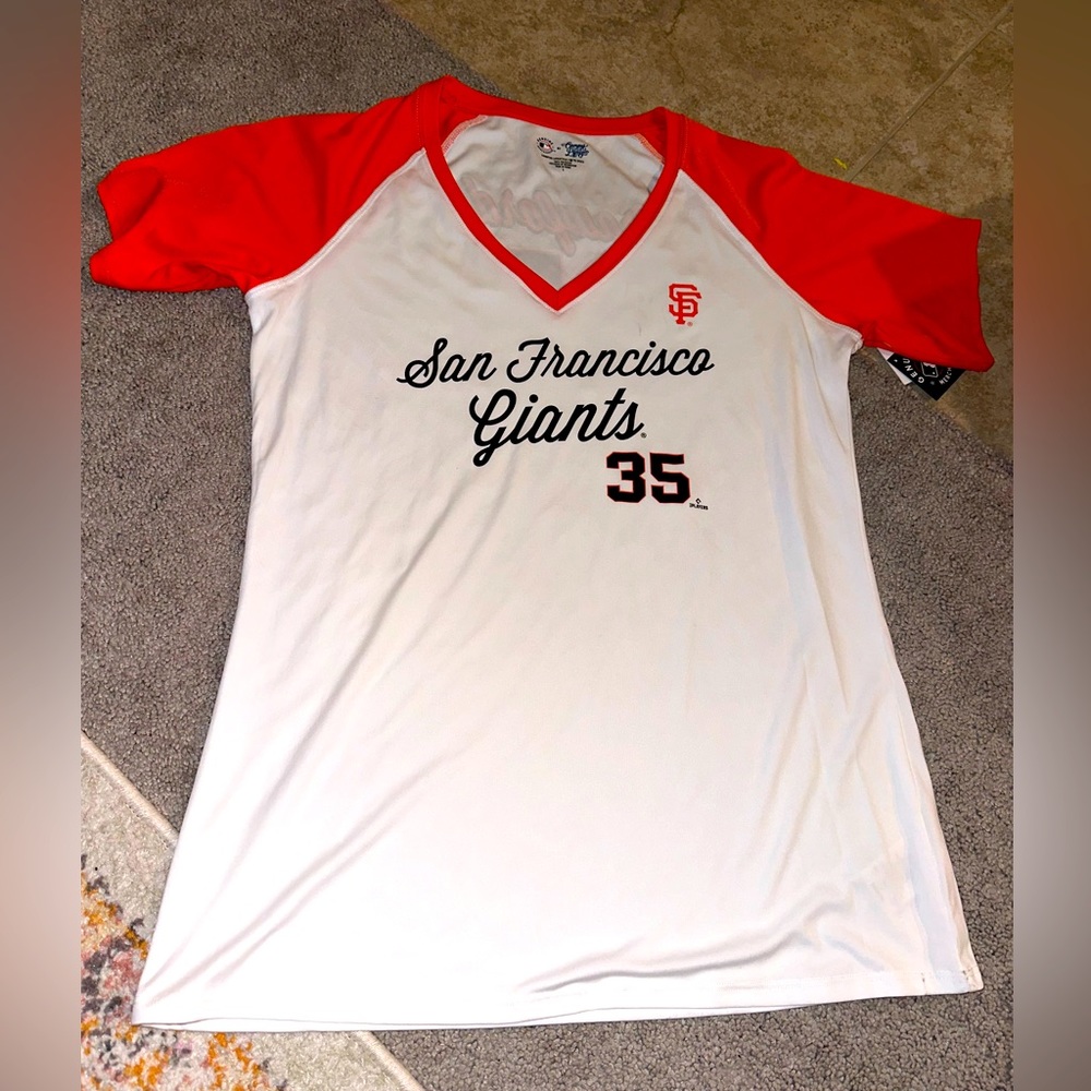 San Francisco giants top baseball ⚾️ tee jersey size large